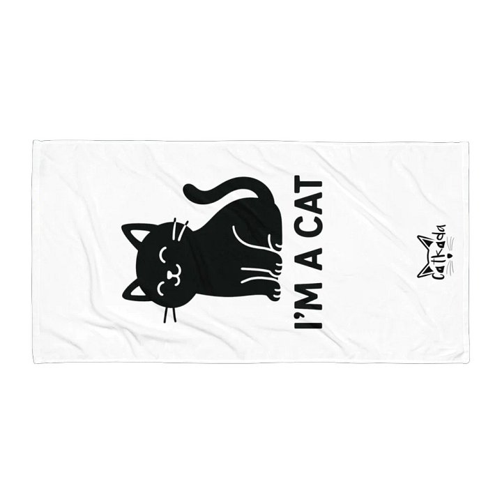 I'M A CAT BEACH TOWEL product image (1)