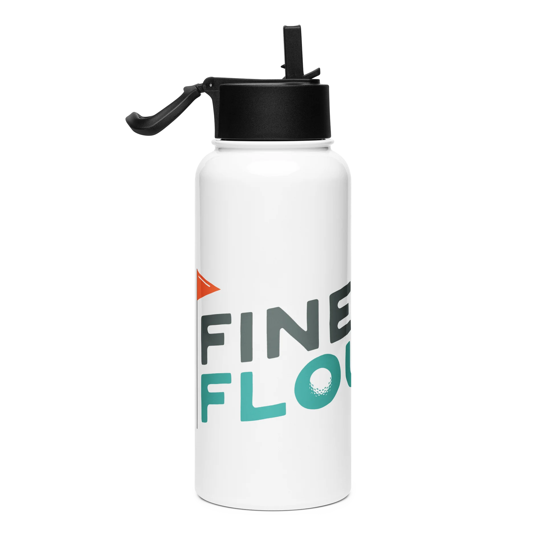 F&F Flag Stainless Steel Water Bottle with a Straw Lid product image (3)
