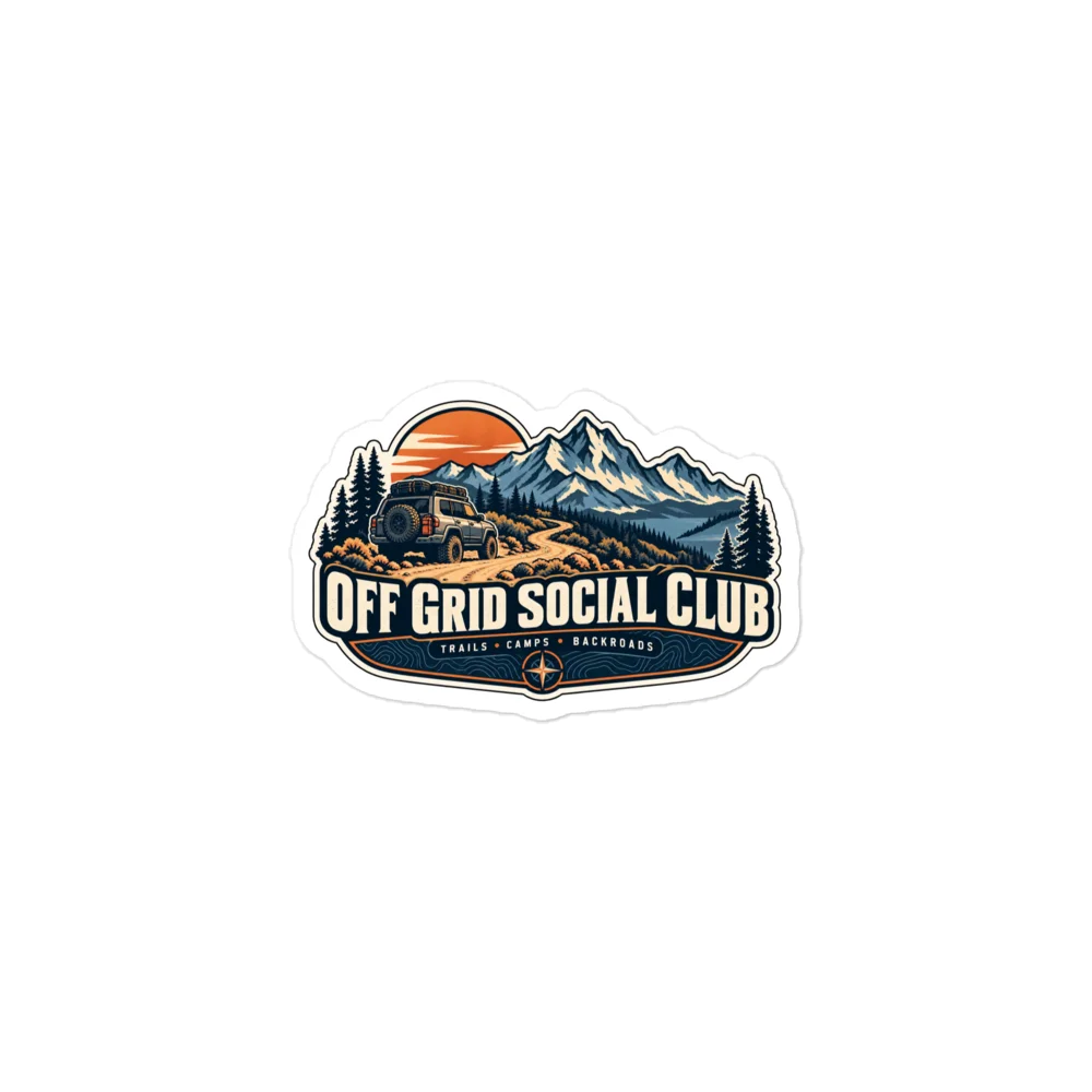 Off Grid Social Club Adventure Sticker product image (1)