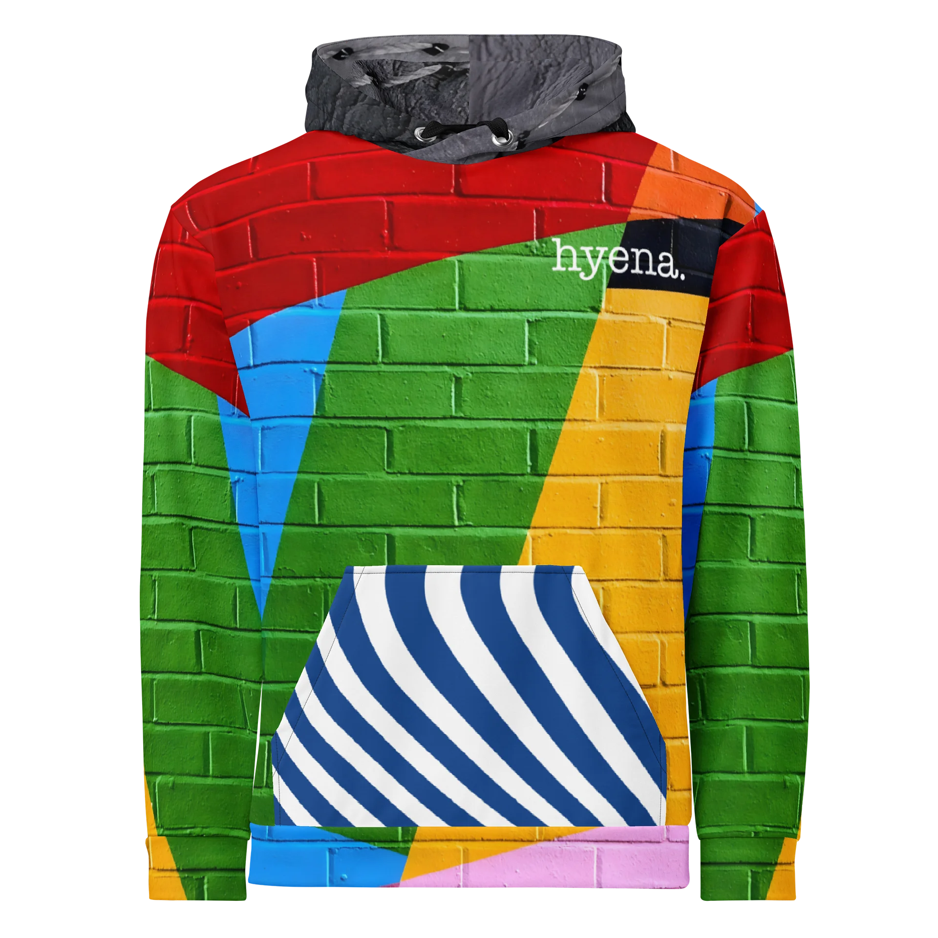"Mix-and-Match" All-Over Print Cotton Hoodie product image (1)