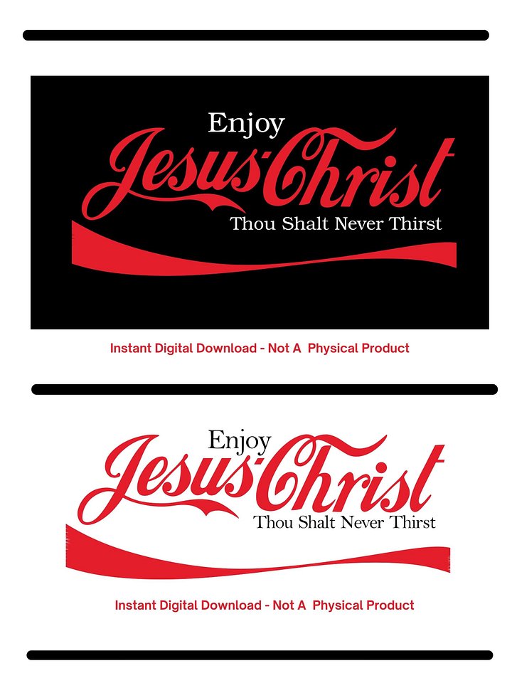 Thou Shalt Never Thirst Digital product image (1)