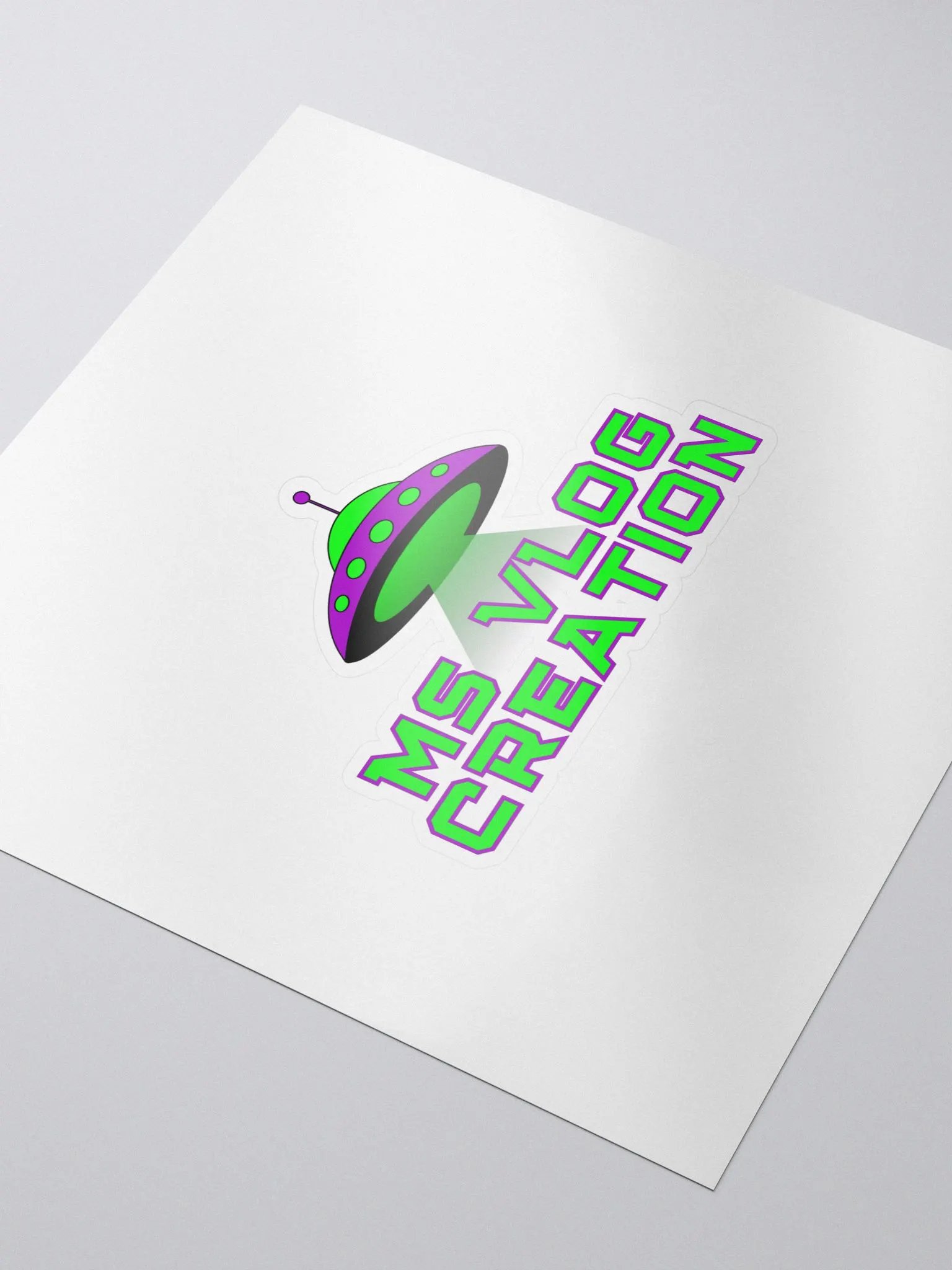 UFO Logo Sticker product image (3)