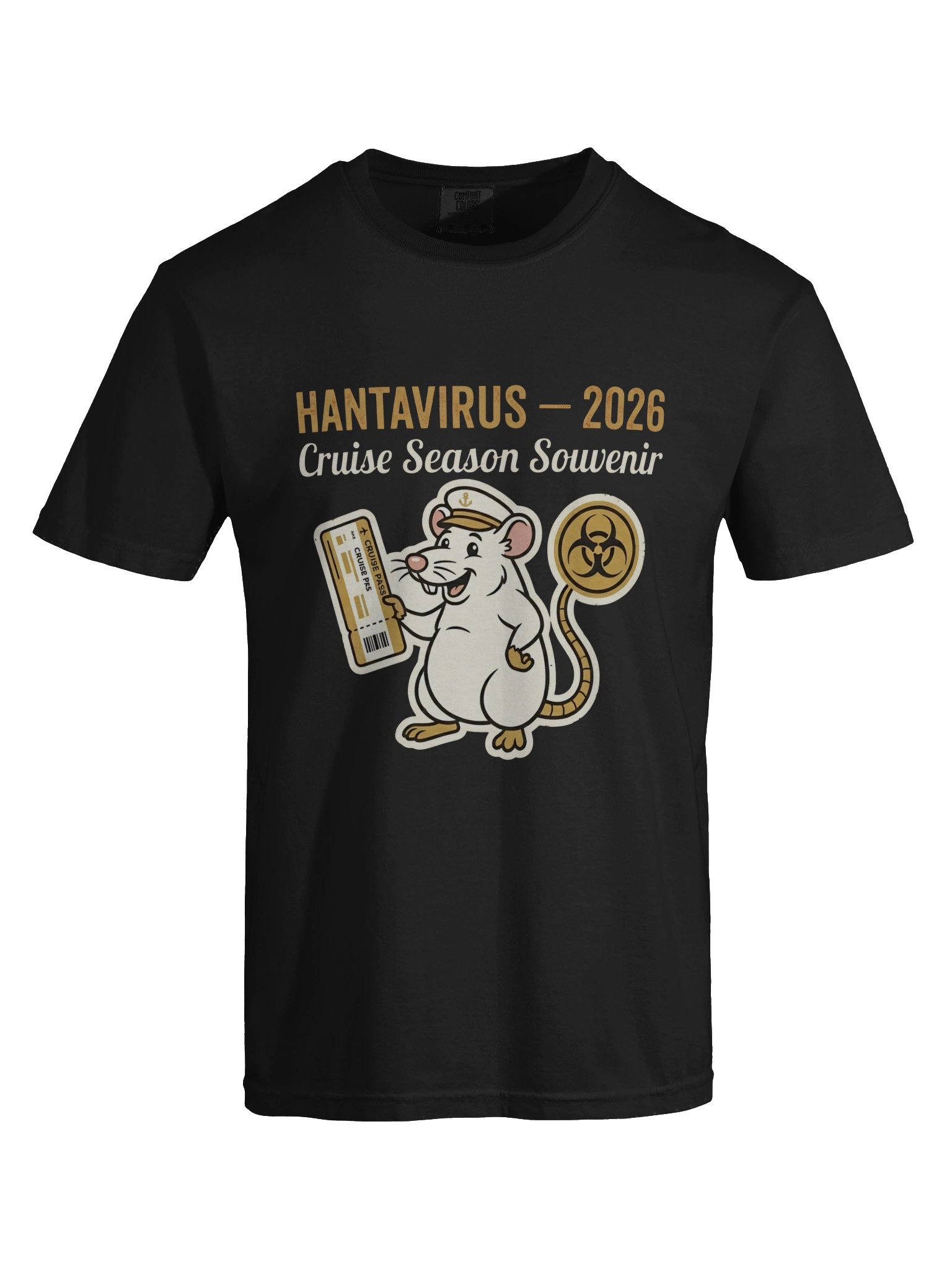 Hantavirus 2026 Cruise Season Souvenir Funny Comfort Colors Garment-Dyed Heavyweight T-Shirt T-Shirt product image (5)