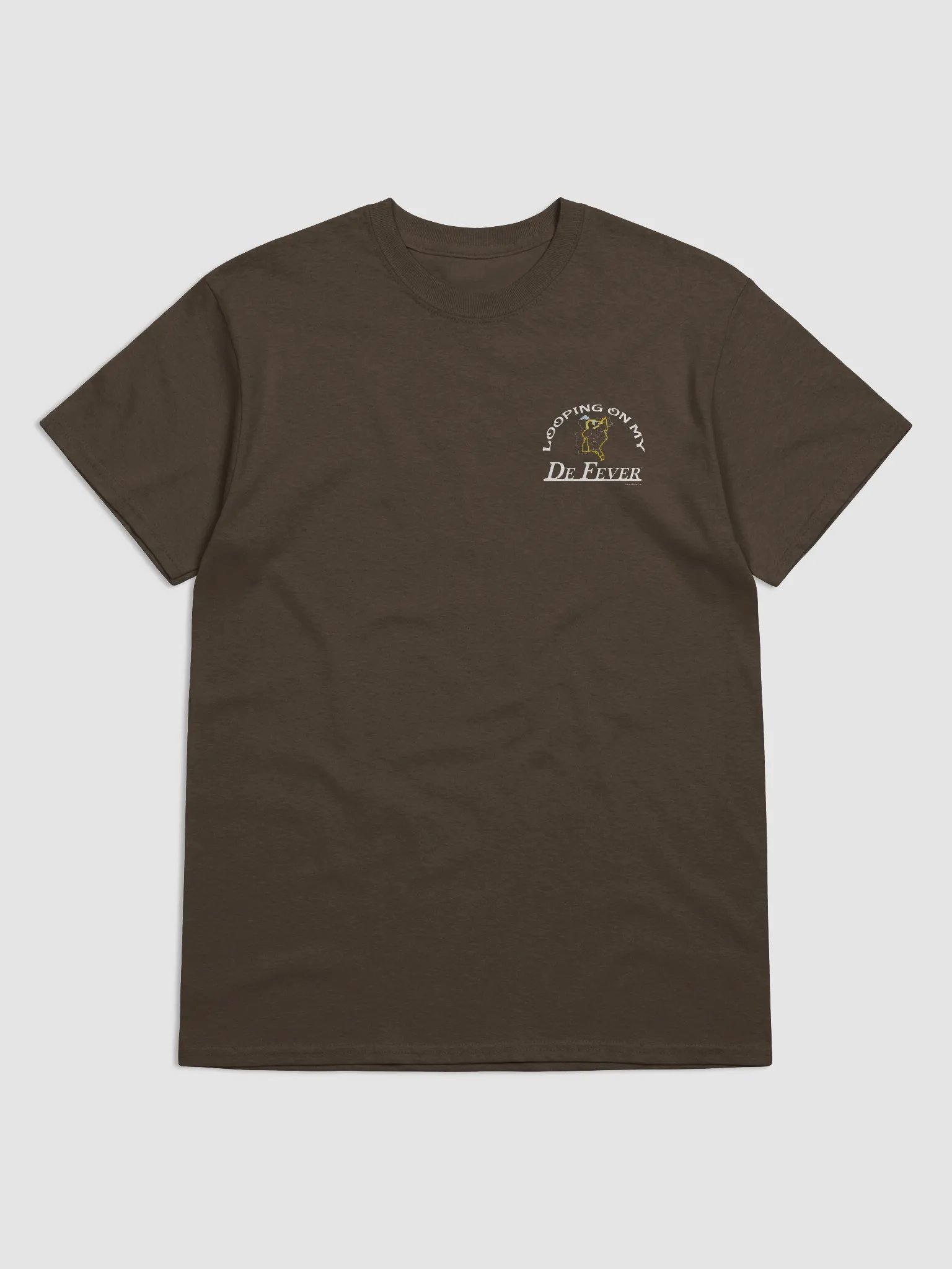 Looping On My DeFever - T-Shirt - Dark Shirt w/White Logo product image (2)
