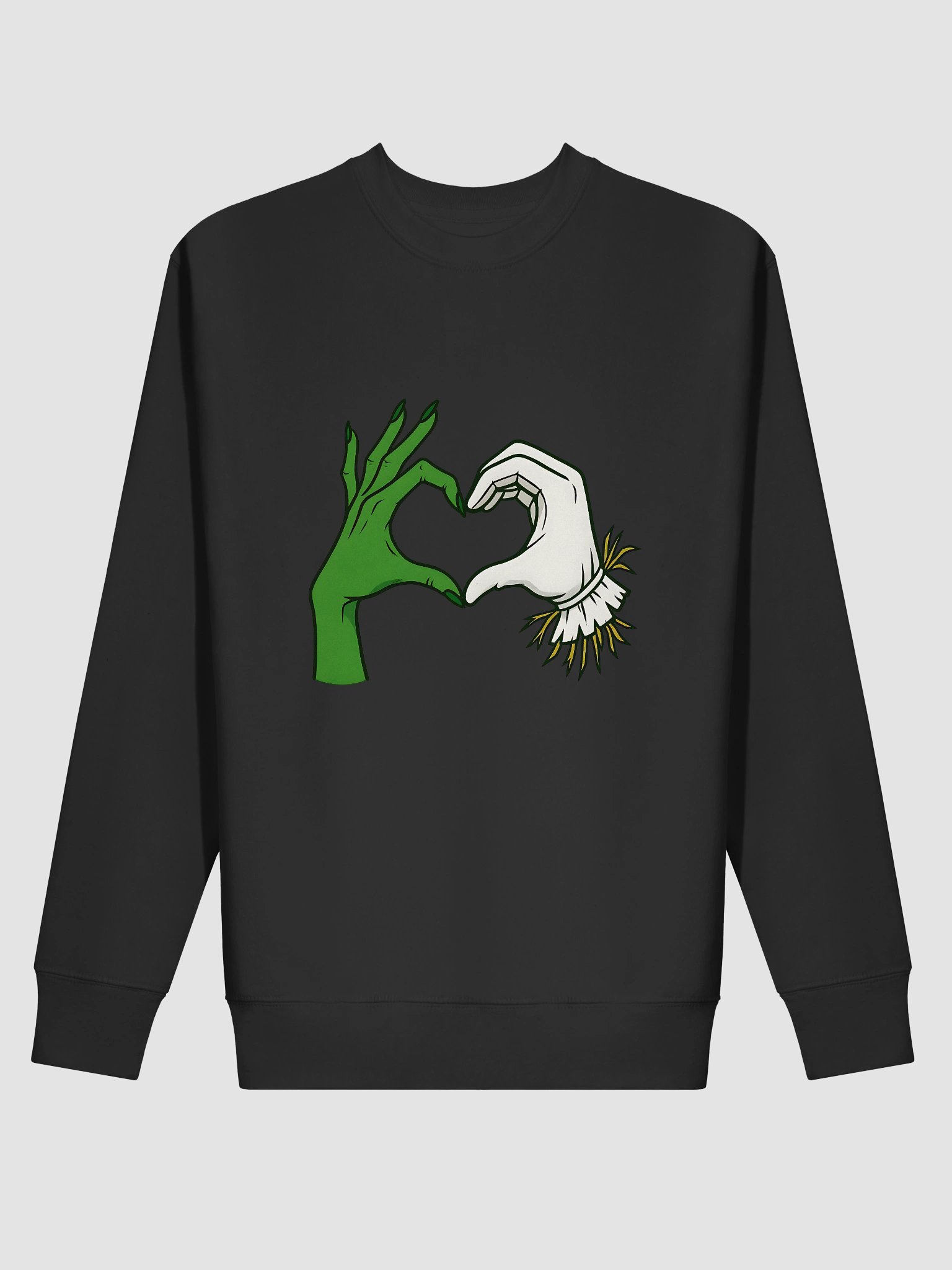 Wicked Love Sweatshirt – Elphaba x Fiyero Design – Broadway Romance Apparel product image (2)