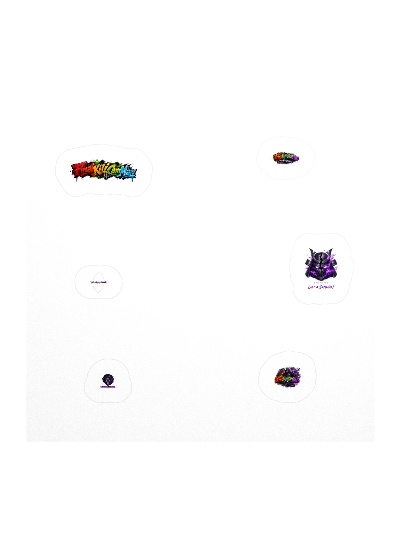 samurai stickers product image (1)