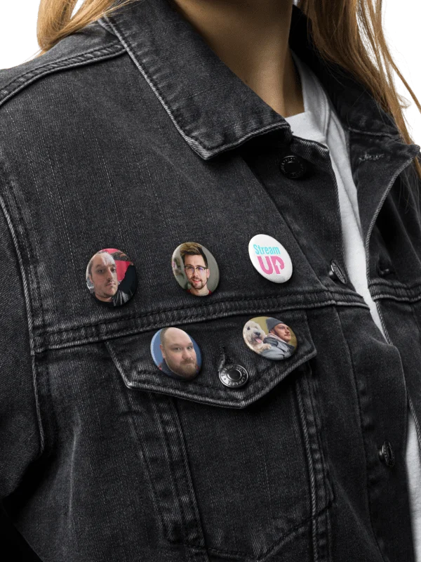Team StreamUP Pin Button Set product image (4)