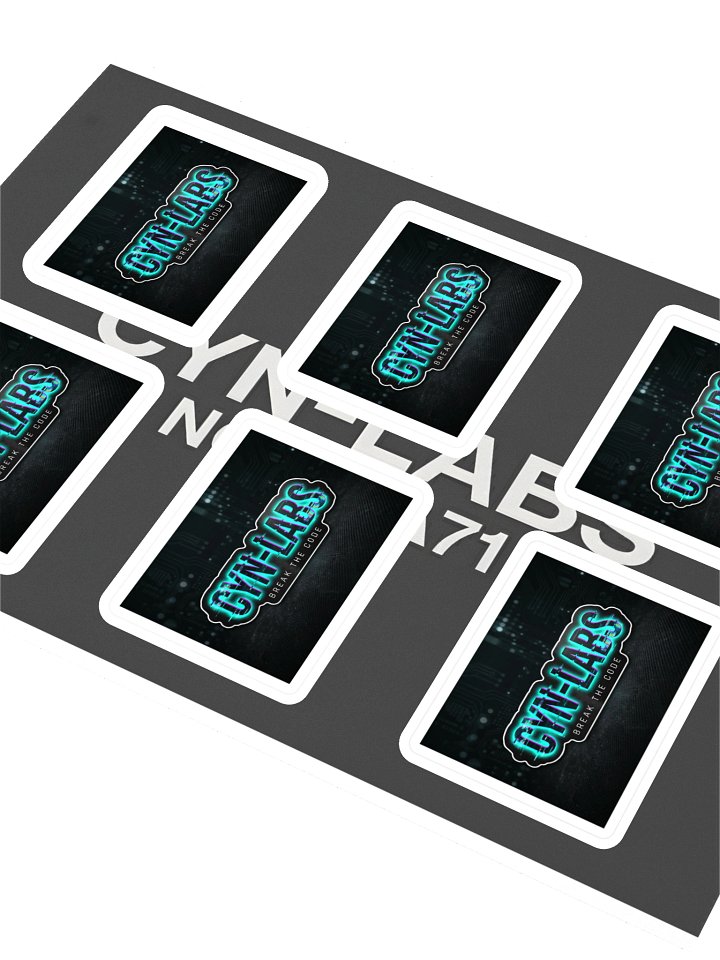 CYN-LABS // Break The Code Sticker Sheet product image (2)