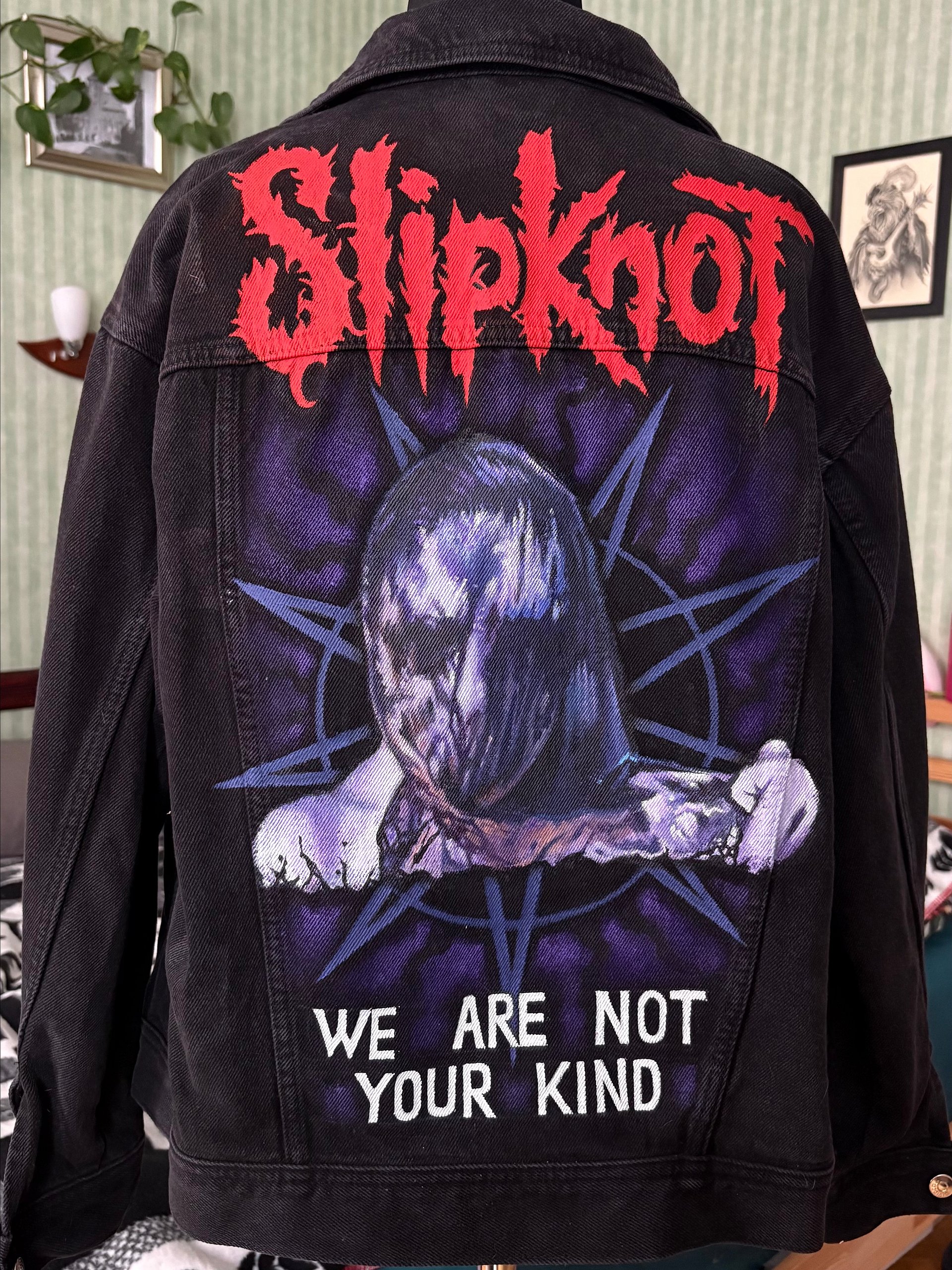 SLIPKNOT "WE ARE NOT YOUR KIND" — Hand-Painted 1-of-1 Jacket product image (2)
