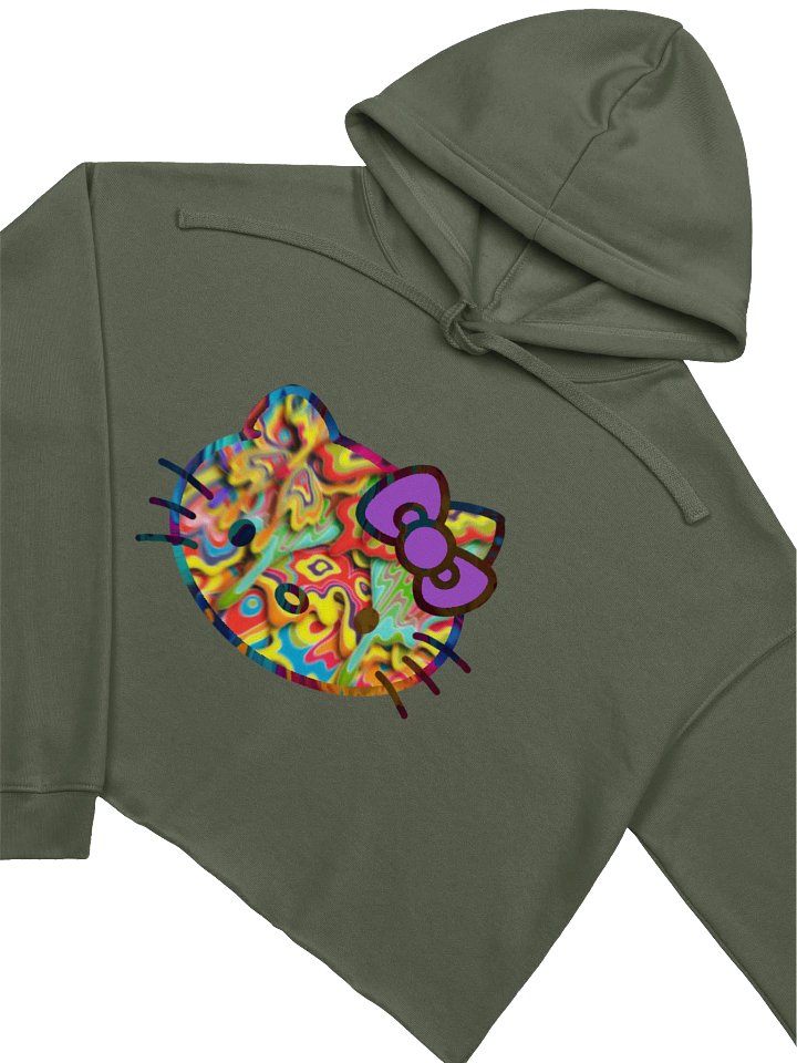 Hello Drippy Cropped Hoodie product image (2)