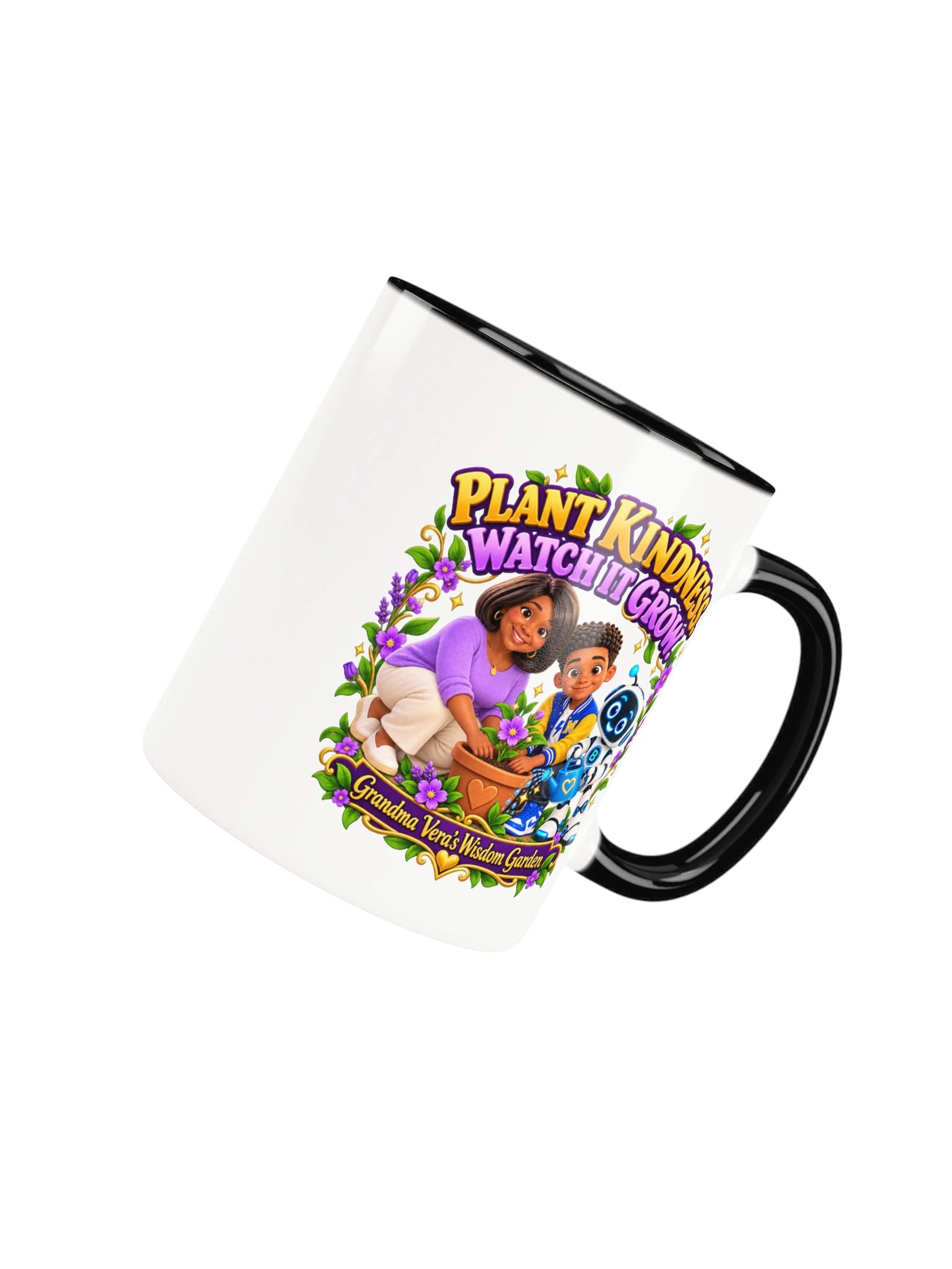 Plant Kindness, Watch It Grow Coffee Mug | Grandma Vera’s Wisdom Garden product image (61)
