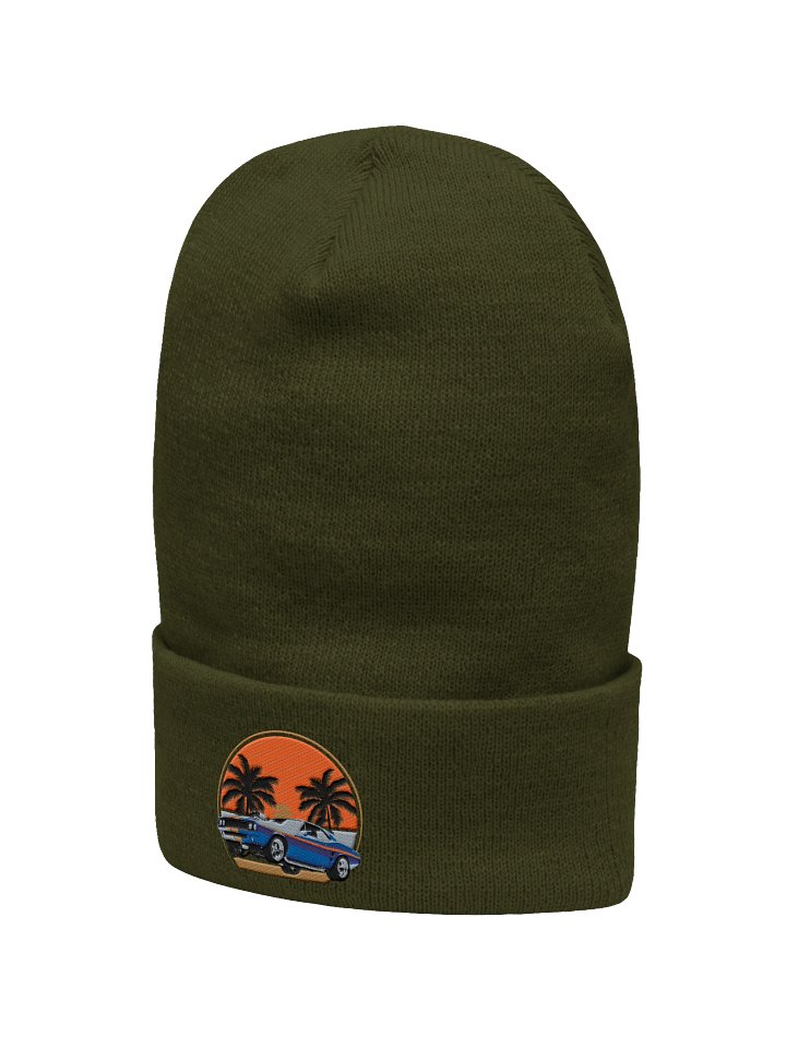 Olive Muscle Car Beanie product image (2)
