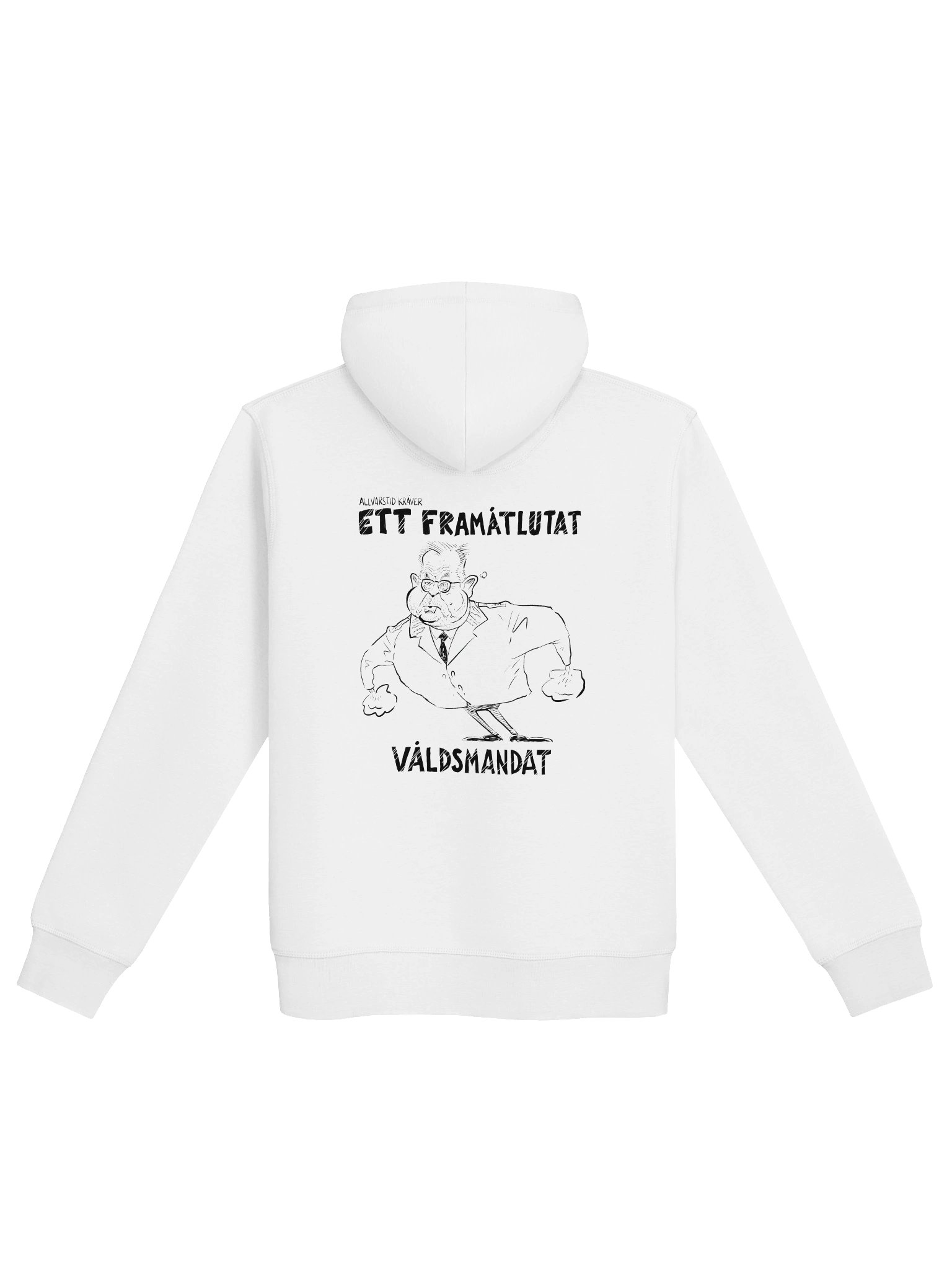 Framåtlutat våldsmandat - Organic Premium Hoodie (signed by @Kluddniklas!) product image (1)