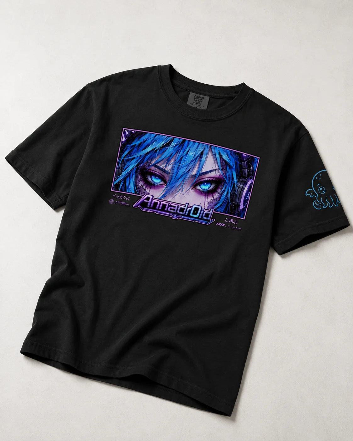 Annadroid Neon Cyberpunk Tee product image (2)