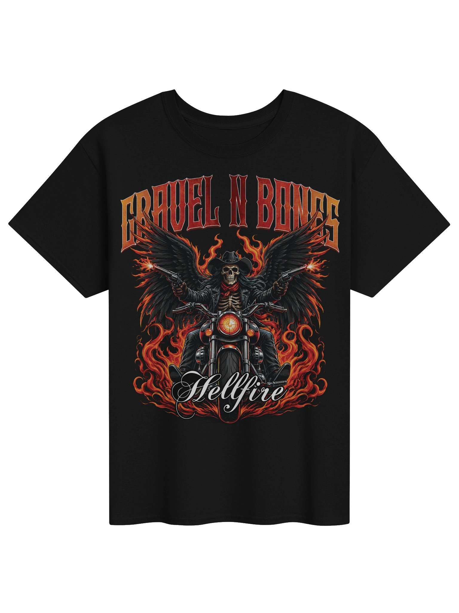 Gravel N Bones — Hellfire Reaper Tee product image (1)