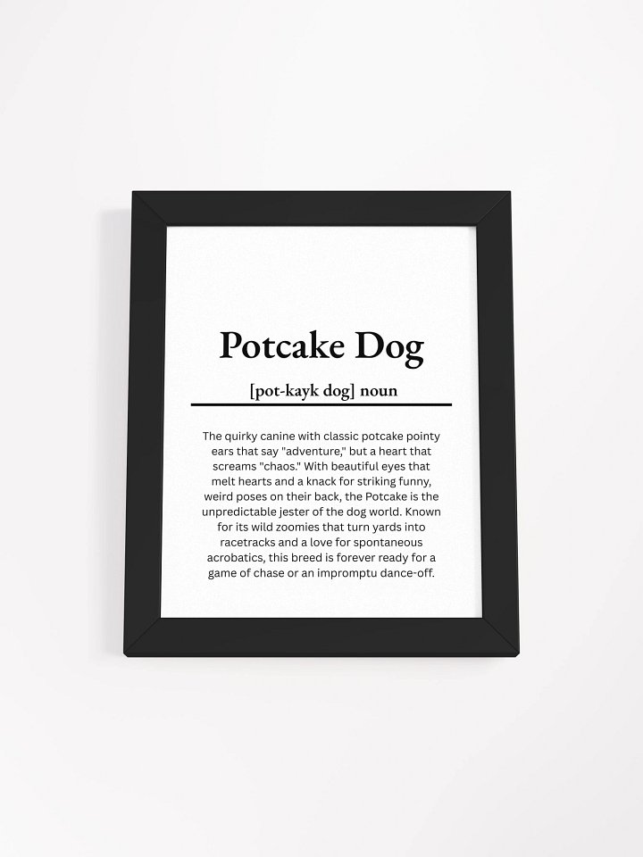 Potcake Dog Definition Print product image (4)
