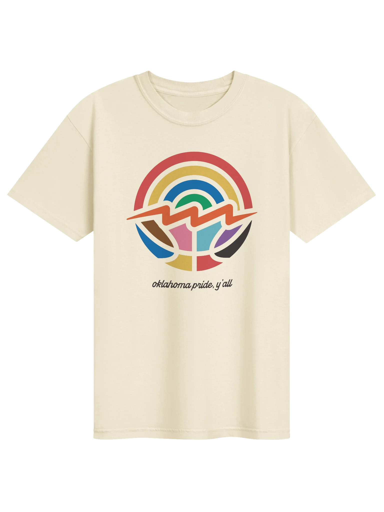 Oklahoma Love and Thunder Pride Tee product image (2)