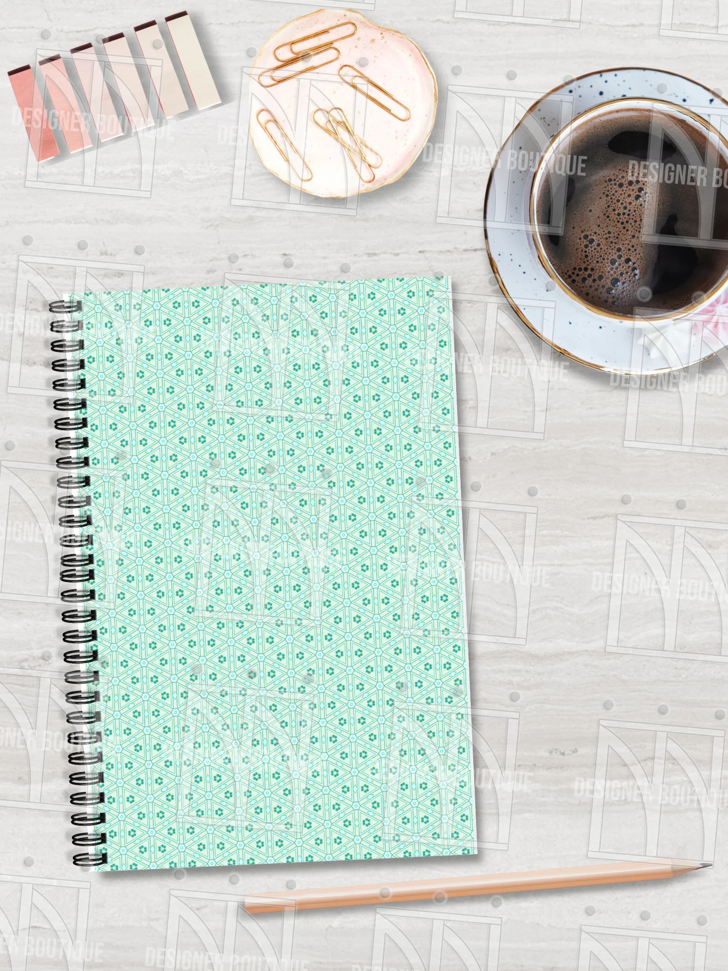 Hexagon Dot Notebook product image (1)