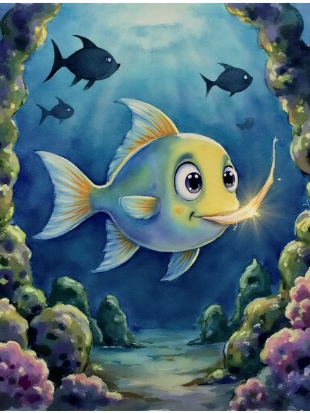 Sparkle's Bright Idea: A Glowing Tale of Courage and Friendship in the Deep Dark Sea product image (3)