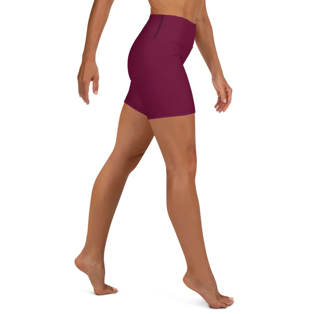Magenta High-Waist Shorts product image (4)