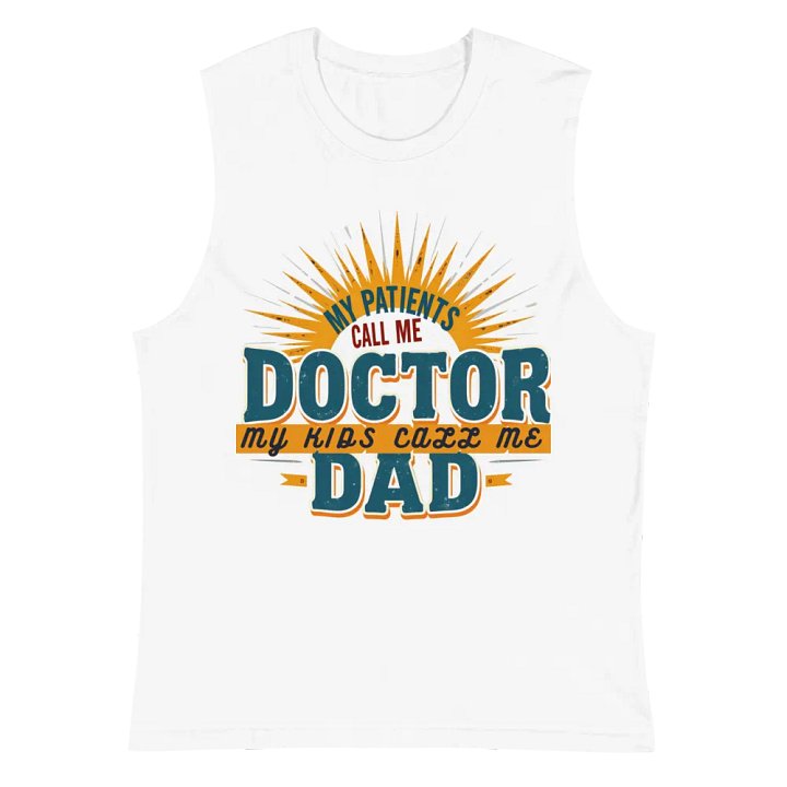 Doctor Dad Sunburst Muscle Tank product image (6)