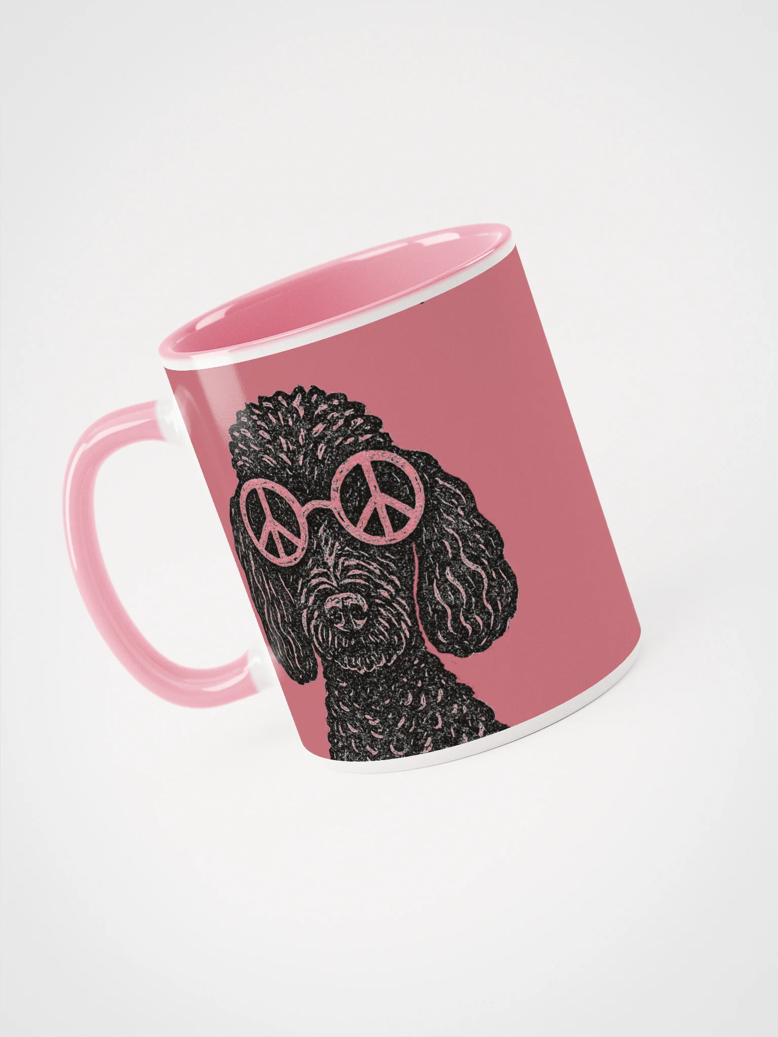 poodles for peace mug product image (3)