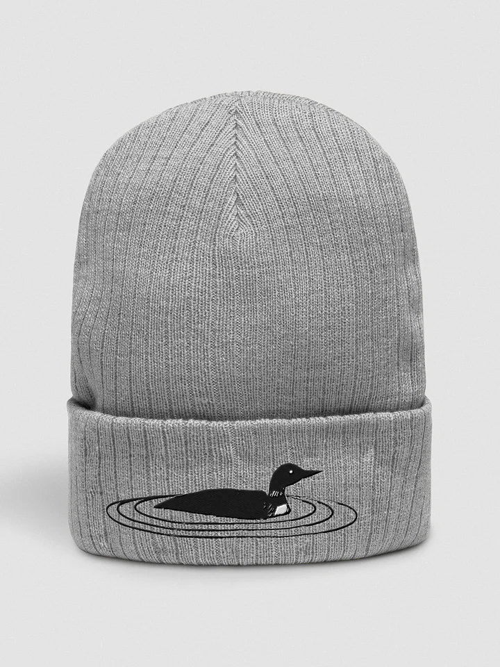 Loon Silhouette Gray Beanie product image (1)