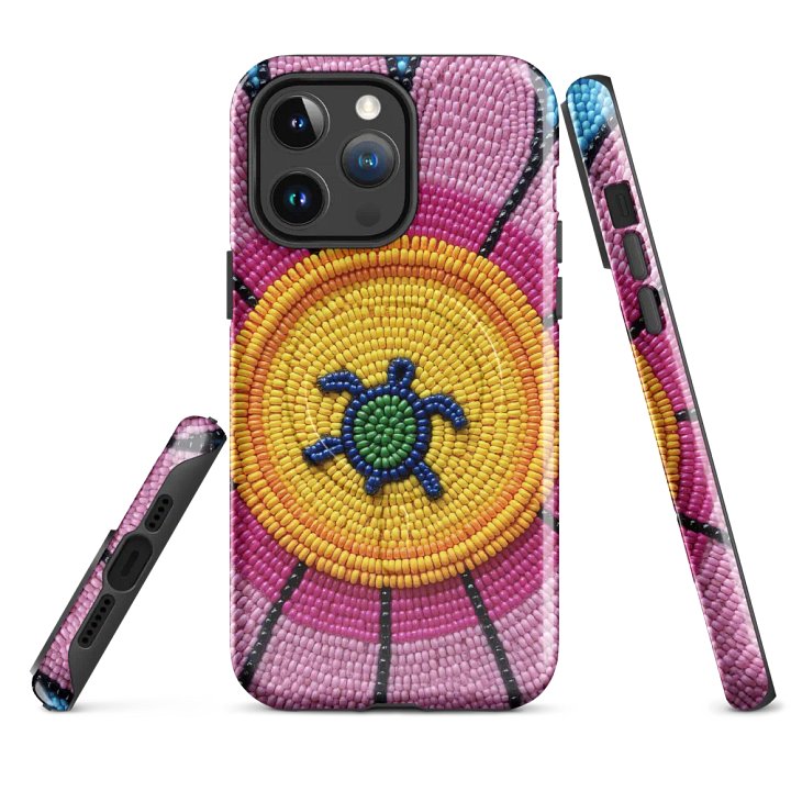 Turtle Blossom Faux-Beaded iPhone® Tough Case product image (4)