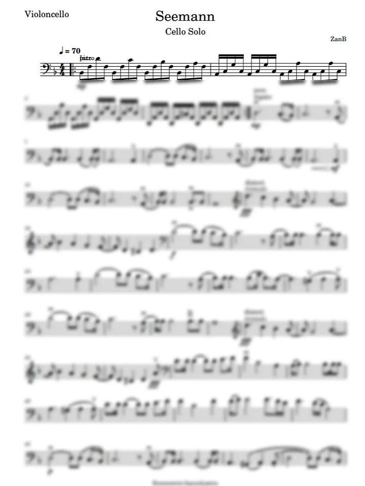 Rammstein - Seemann (Cello Solo) product image (1)