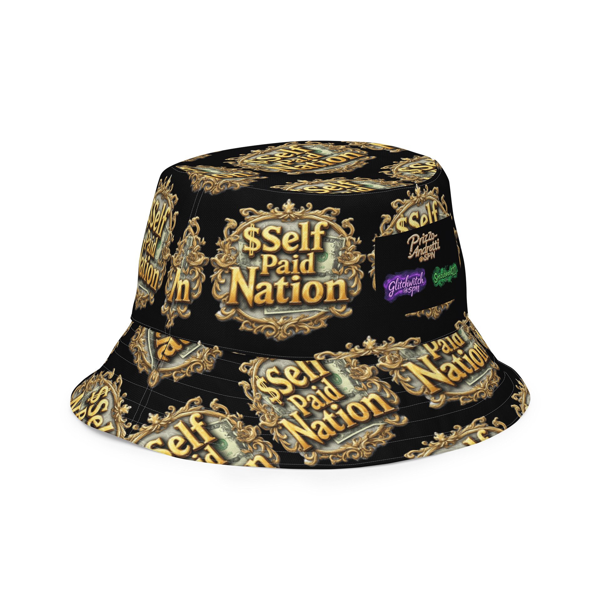Vintage Currency Reversible Bucket Hat product image (3)