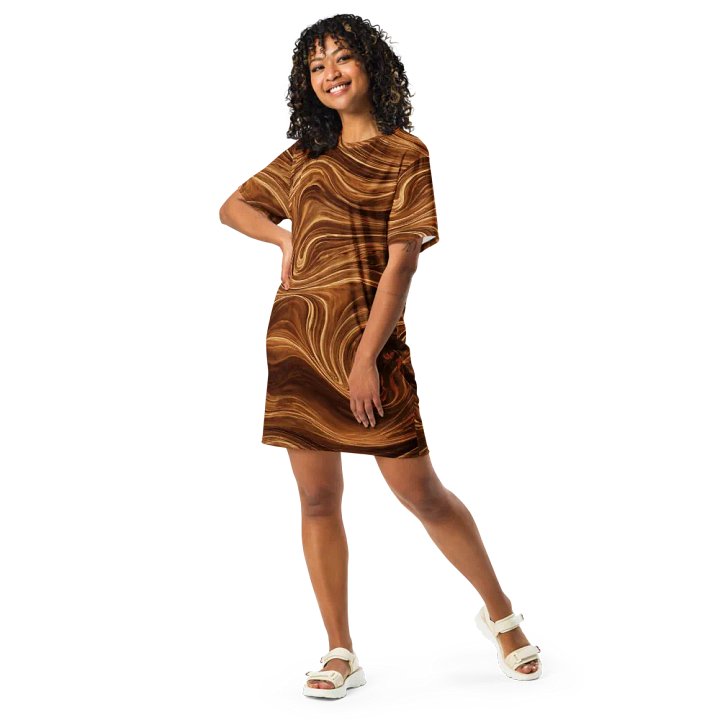 Swirl Whimsy T Shirt Dress product image (1)