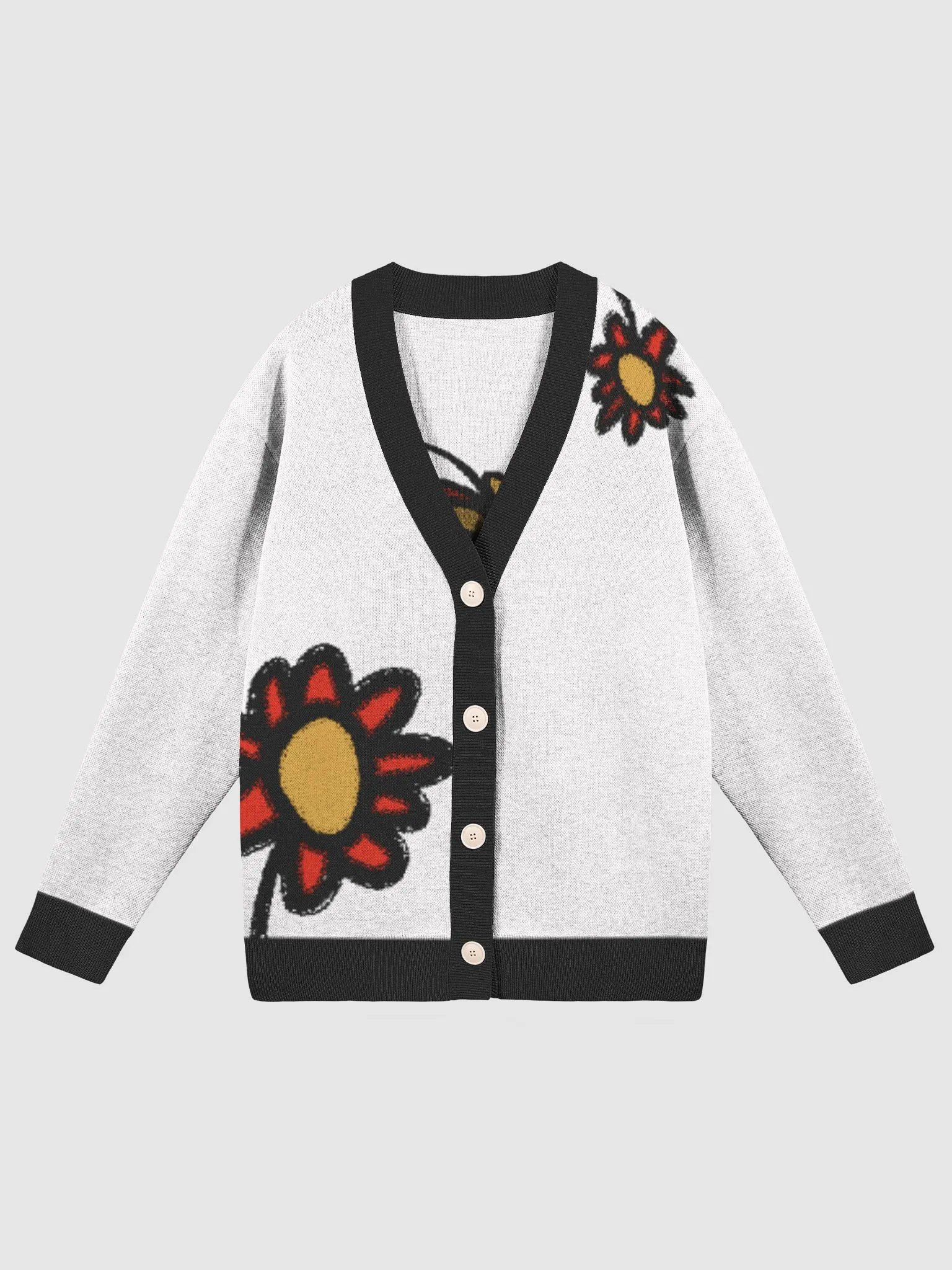 Niño Flor Knitted Cardigan [white] [spring 2026] product image (1)