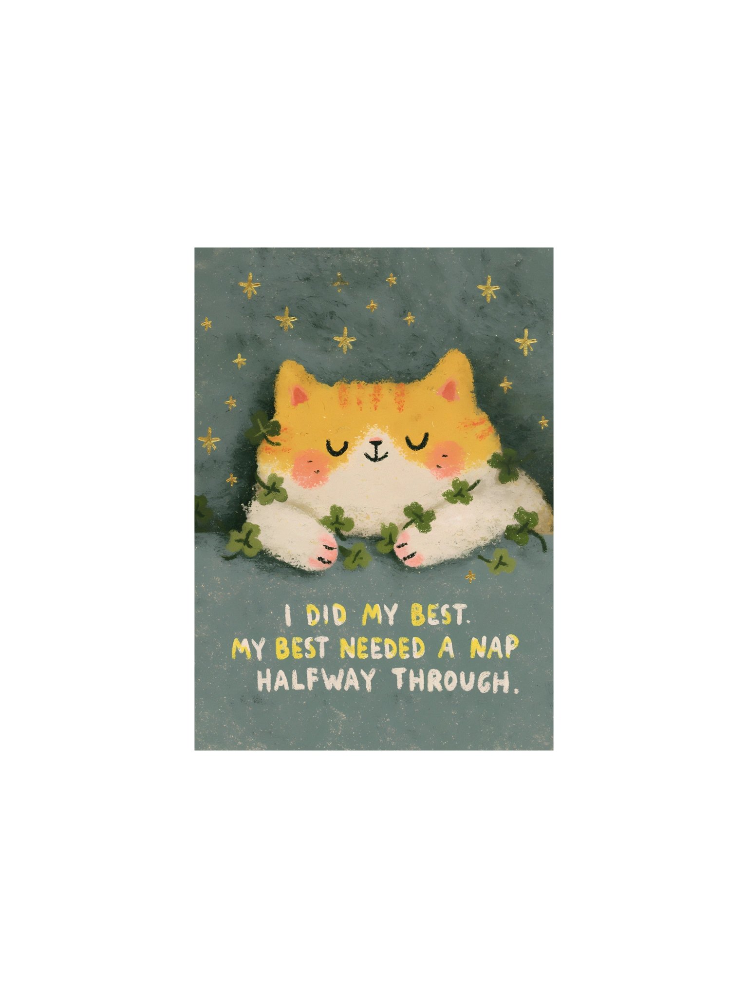 I Did My Best Naptime Cat Poster product image (3)