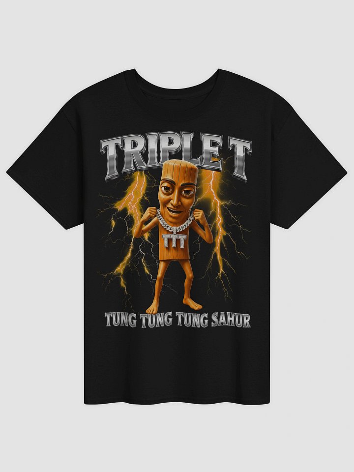 Triplet Tung Tung Tung Sahur Graphic Shirt product image (2)