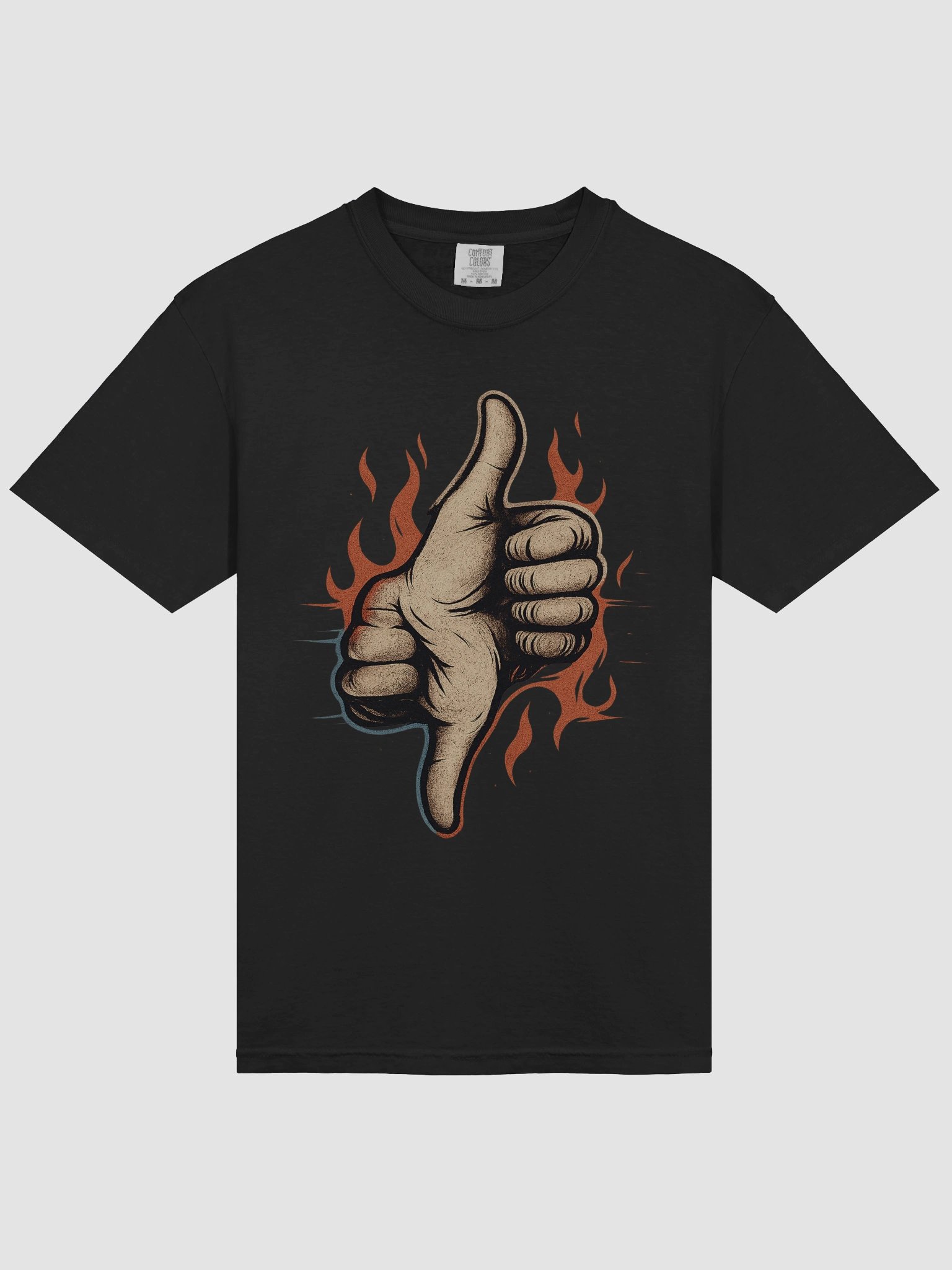 2SikReacts “Flamin' Stamp” Tee product image (3)