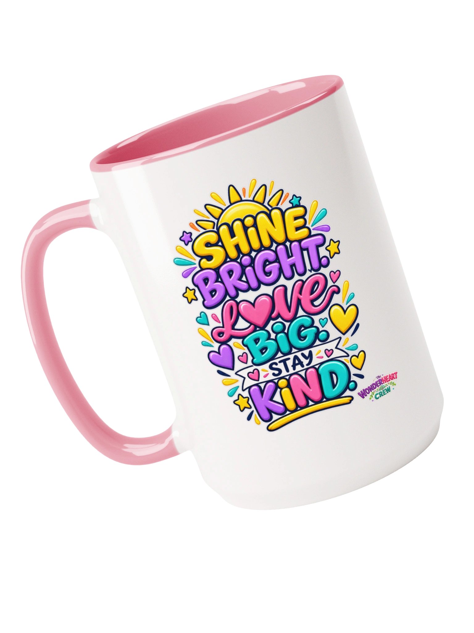 15 oz. Inspirational Mug - Shine Bright. Love Big. Stay Kind product image (4)