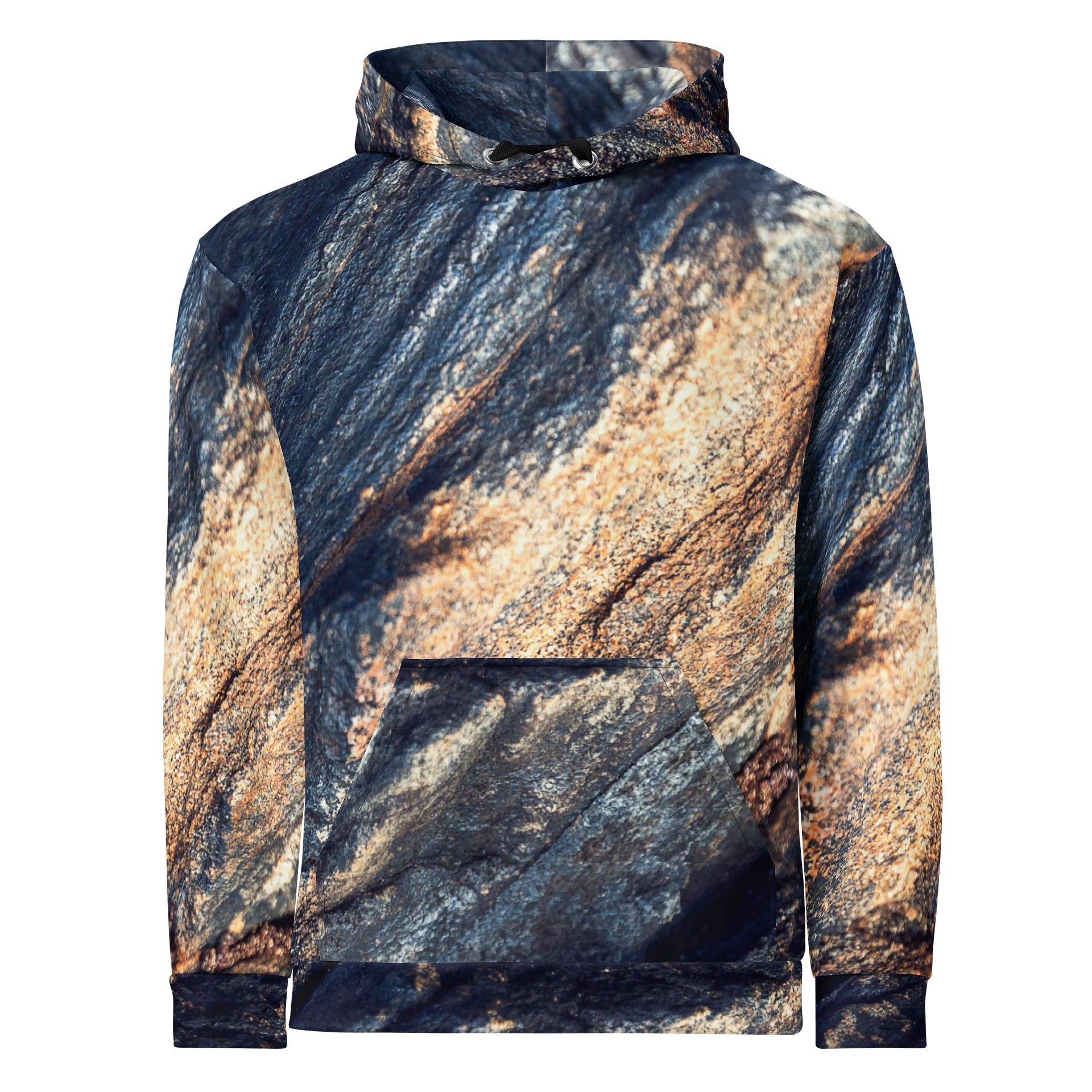 Obsidian Vein All-Over Print Recycled Unisex Hoodie product image (1)
