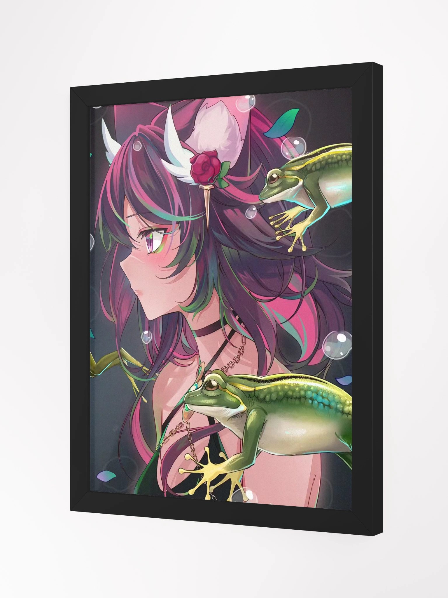 【Framed Poster】- Myun Frog Bustshot product image (4)