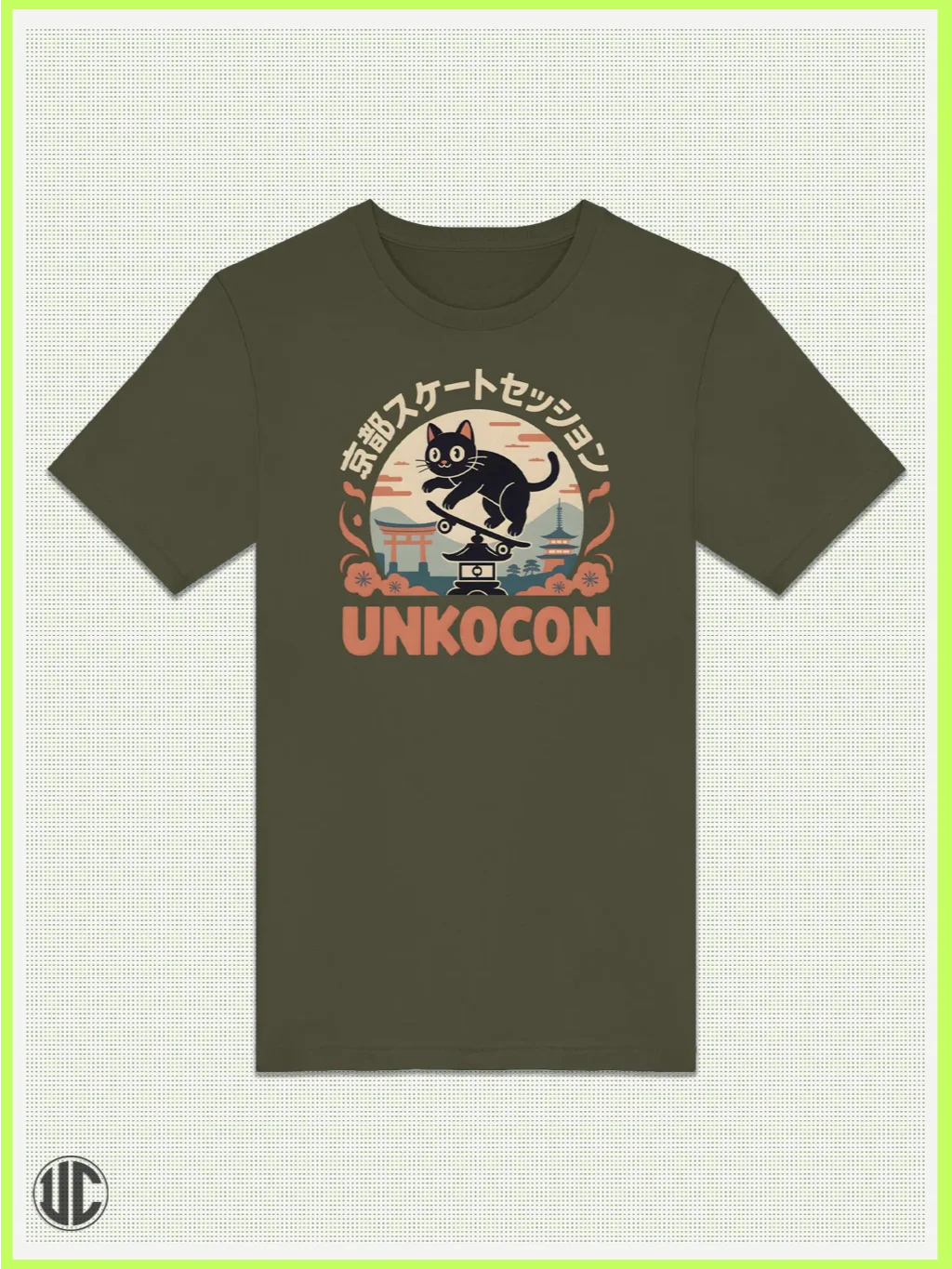 Kyoto Skate Session – UnkoCon Graphic T-Shirt product image (1)
