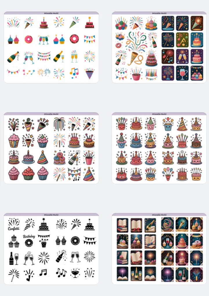 Party & Celebration Sticker Pack product image (2)