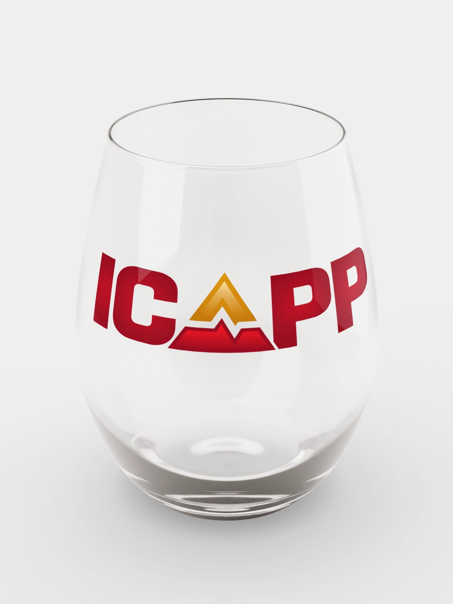 ICAPP Logo Stemless Wine Glass product image (2)