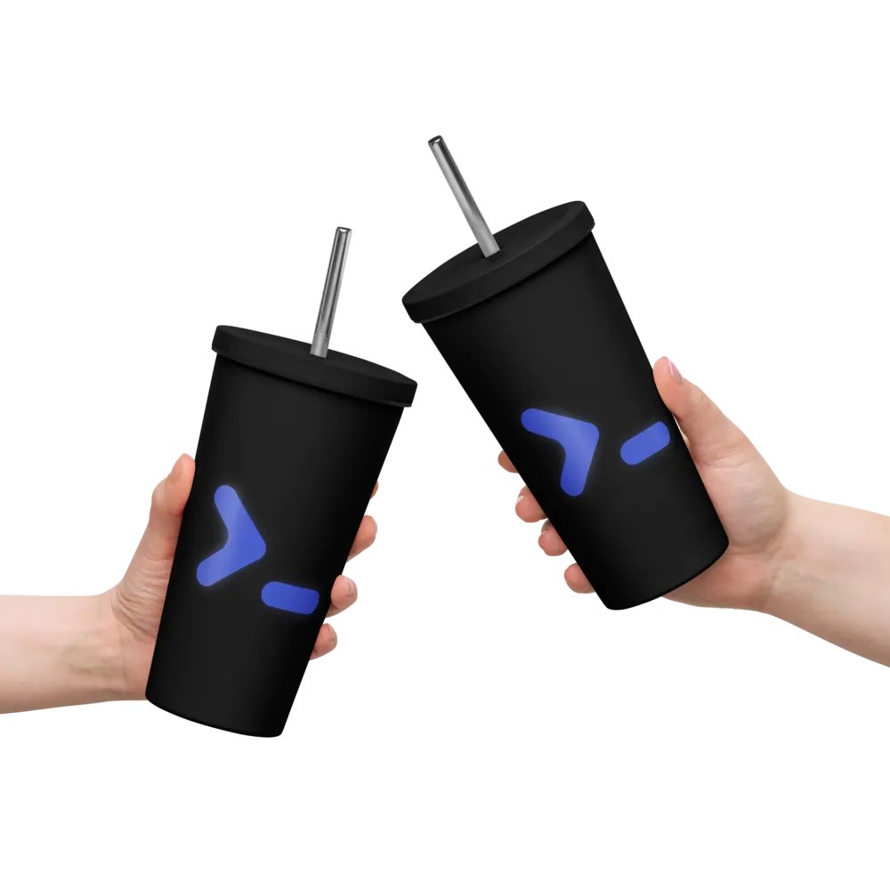 Insulated Tumbler with a Straw product image (10)