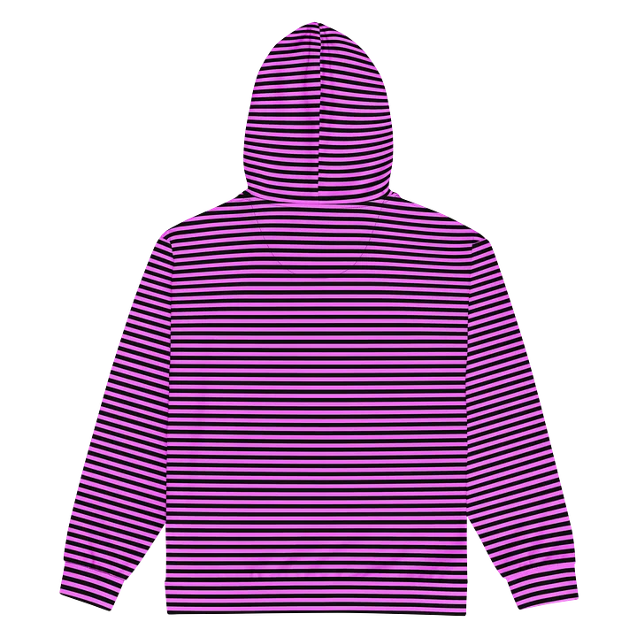 Blaque and Pink Stripped Hoodie product image (2)