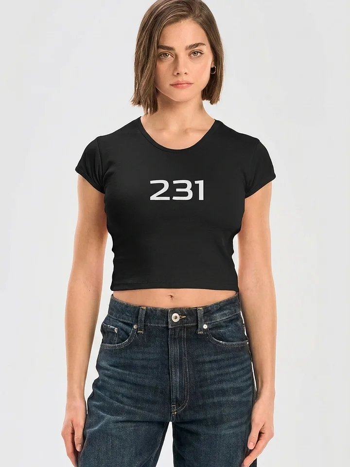 231 Ribbed Baby Tee Crop Top product image (2)