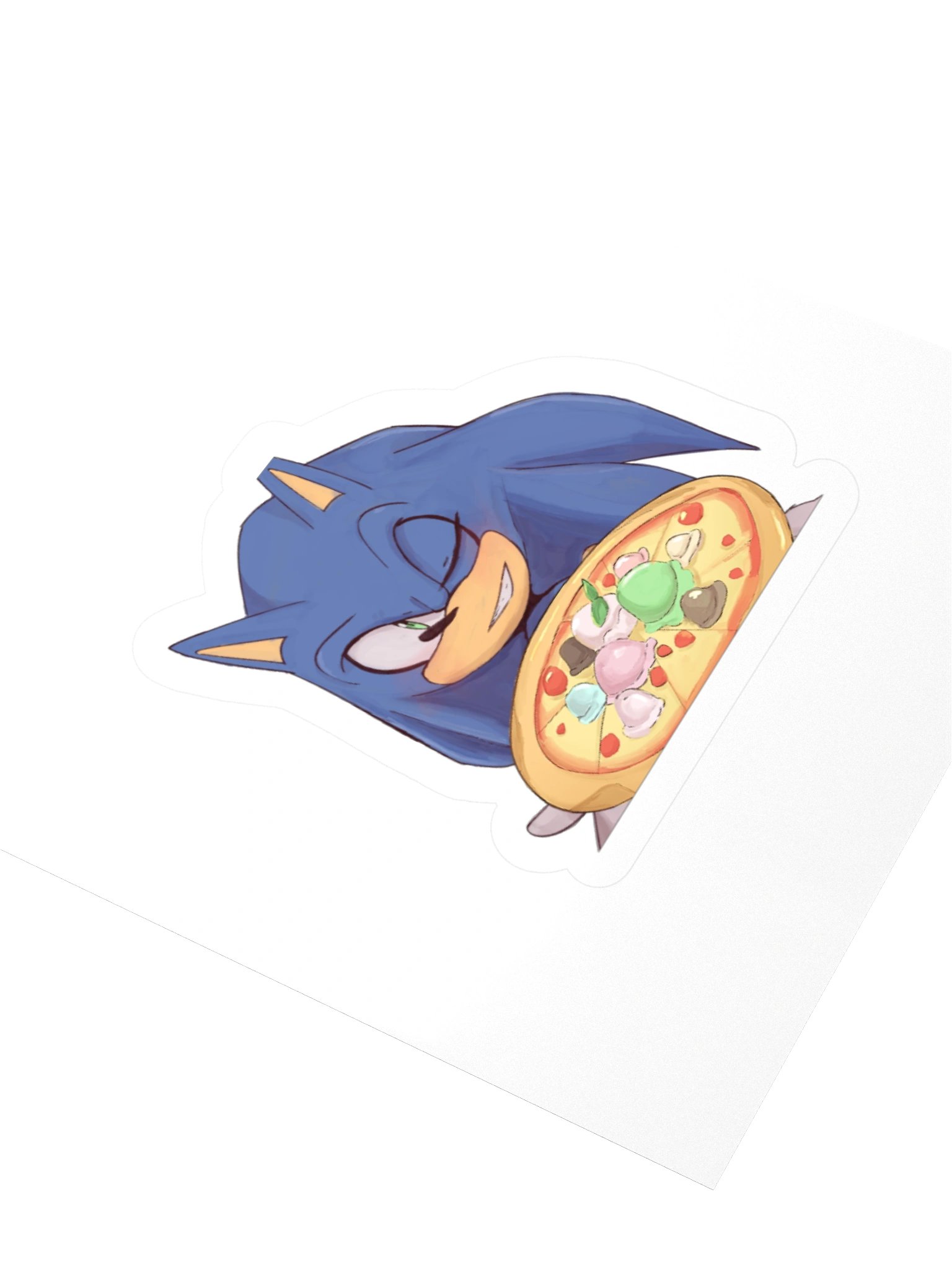 Sonic Pizza Ice Cream - Sticker product image (5)