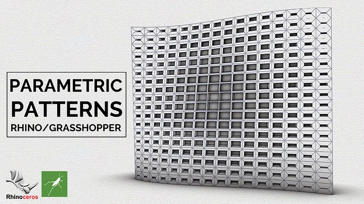 Parametric Architectural Pattern Design Grasshopper Rhino Files Download product image (1)