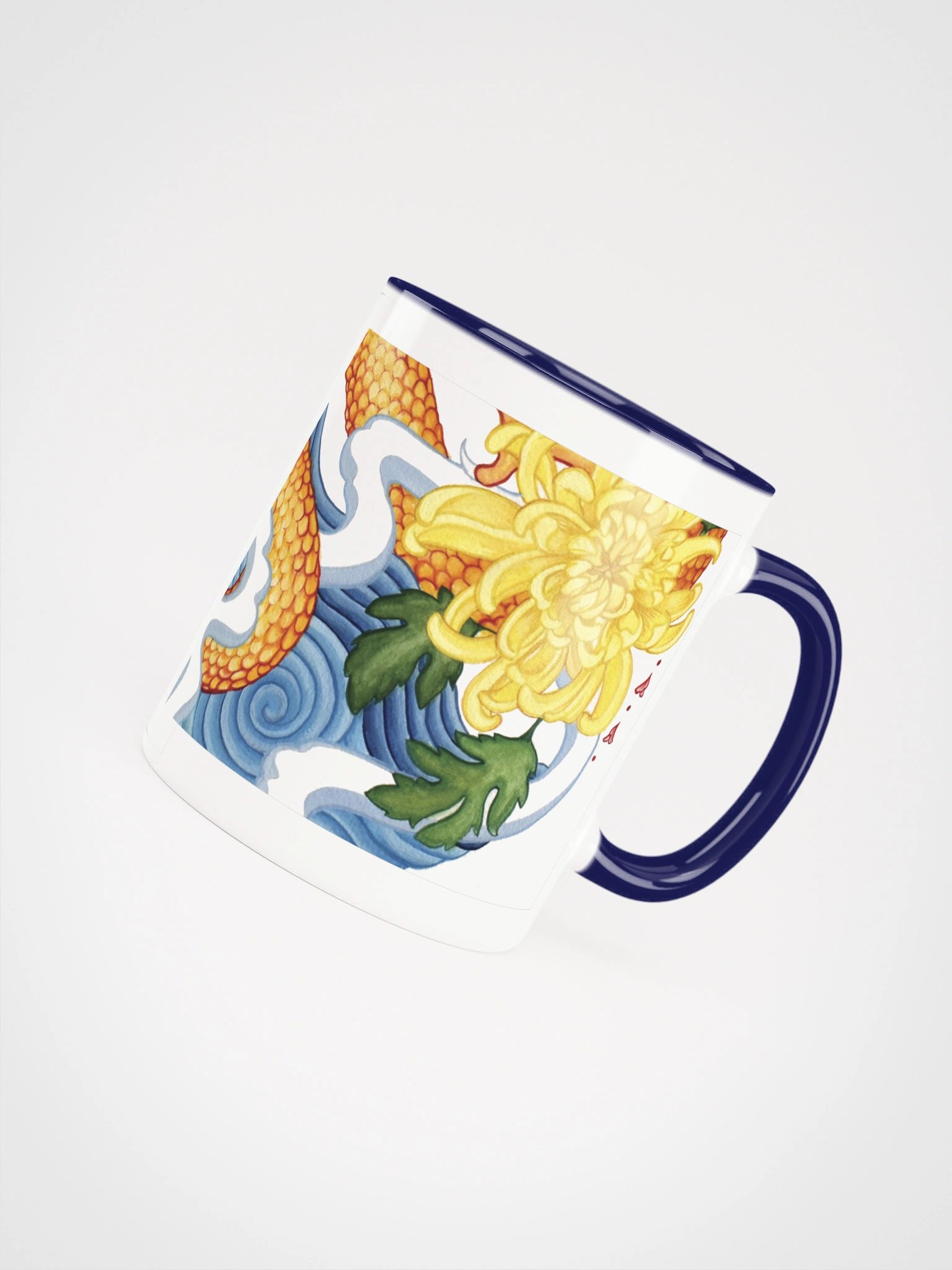 "Dragon & Chrysanthemums" - Ceramic Mug product image (14)