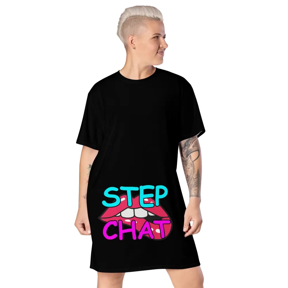 Naughty Stepchat Dress T-Shirt (Black) product image (6)