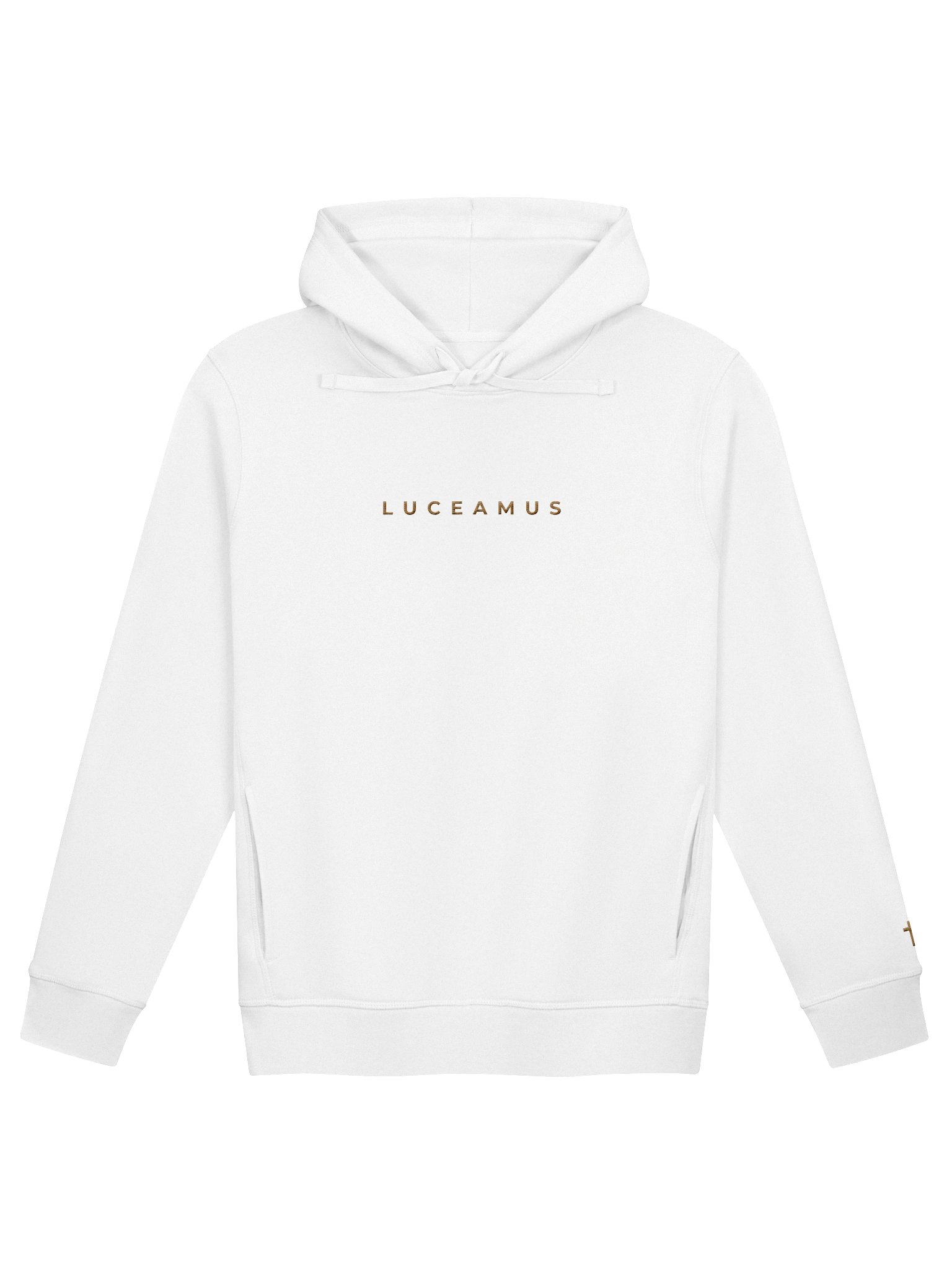 LUCEAMUS ORGANIC-BLEND SIDE-POCKET UNISEX HOODIE product image (4)