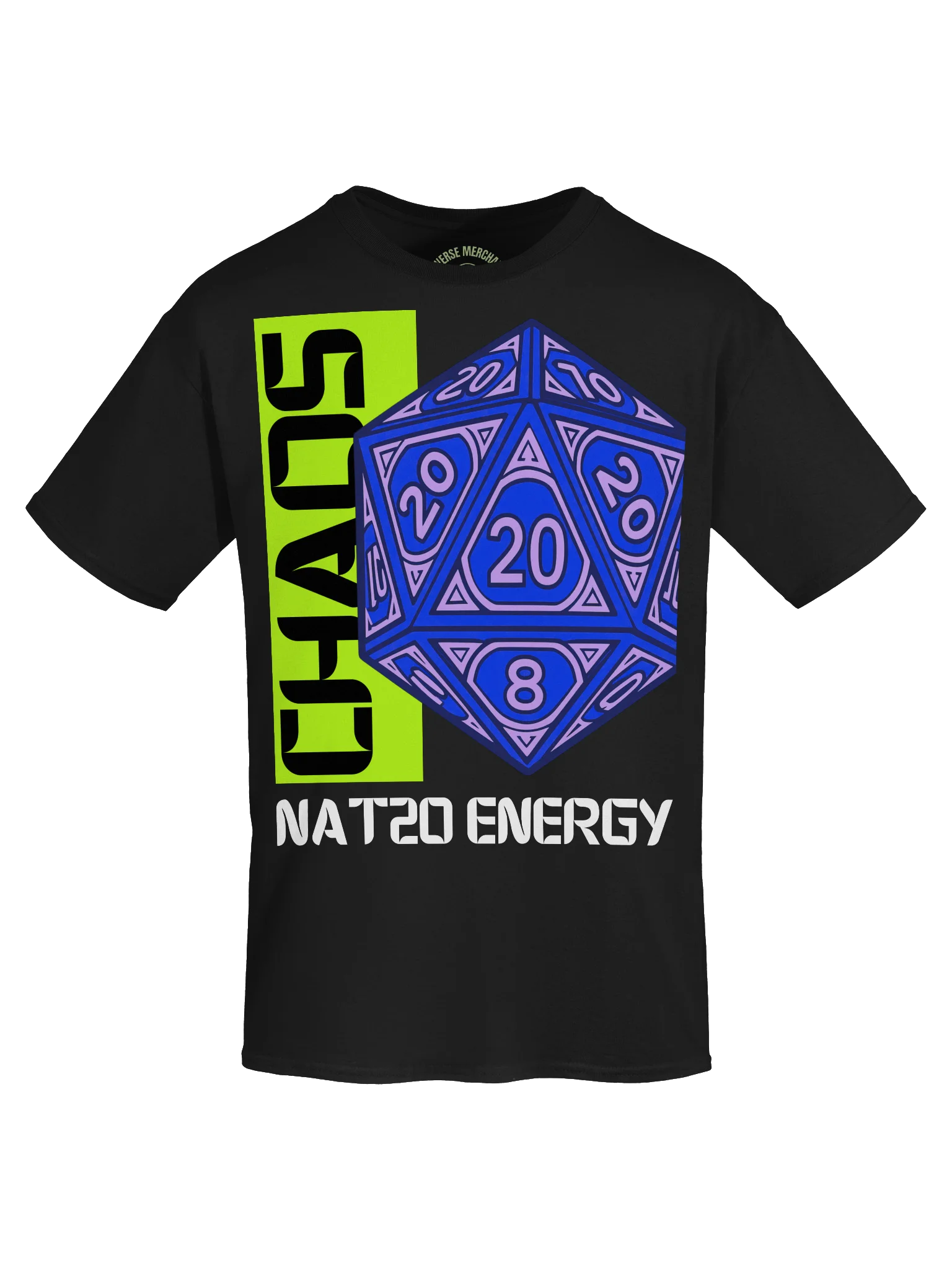 NAT20 Energy Neon Dice Logo Tee product image (5)